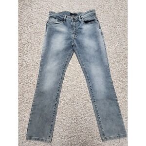 Kenneth Cole New York 30x32 Slim Fit Stretch Denim Jeans Mens  Blue Gray Wash